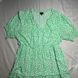 Who what wear floral tiered dress